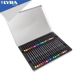 LYRA Artpen Metal Box 20pcs 2MM - High Quality Fibre Tip Pen 6751200