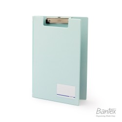 Bantex Clipboard with Cover / Clipfolder / Papan Jalan / Papan Ujian A4 F4 Folio Cool Aqua 4211 4240
