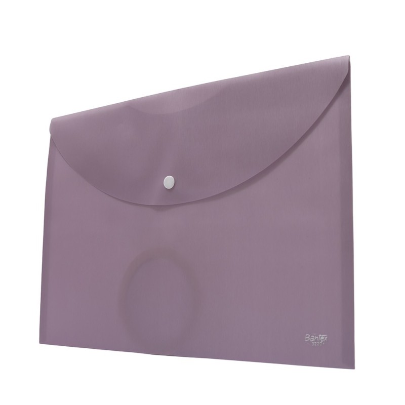 Bantex Snap Folder Folio Landscape Lilac 3220 21