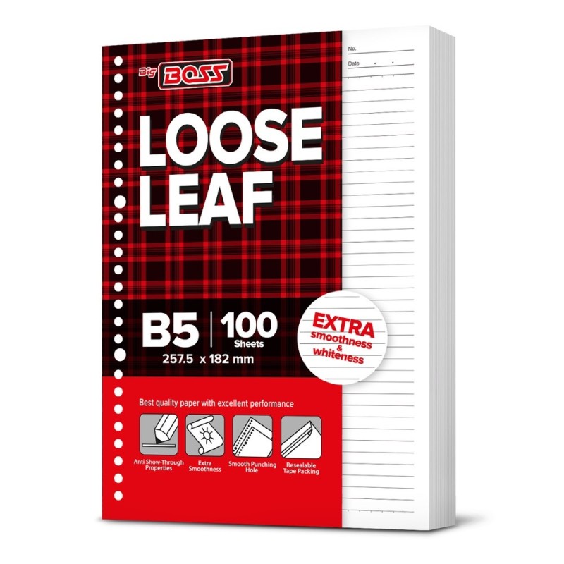 BigBoss Loose Leaf A5 100 Lembar
