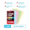 BigBoss Loose Leaf Berwarna A5 50 Lembar