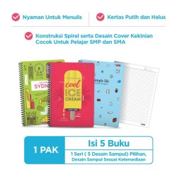 BigBoss Buku Tulis Spiral 50 Lembar